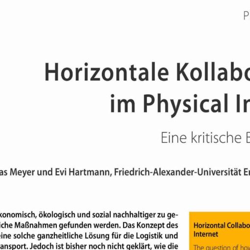Horizontal Collaboration in the Physical Internet